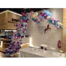 Grand organic balloon arch